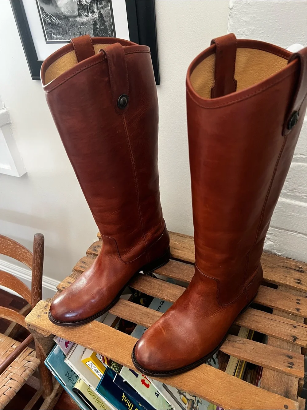 Frye gently worn